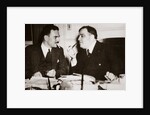Thomas E Dewey with Fiorello H La Guardia, Mayor of New York by Anonymous