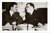 Thomas E Dewey with Fiorello H La Guardia, Mayor of New York by Anonymous