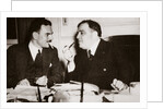 Thomas E Dewey with Fiorello H La Guardia, Mayor of New York by Anonymous