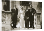 The wedding party at the marriage of the Duchess and Duke of Windsor by Anonymous