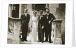 The wedding party at the marriage of the Duchess and Duke of Windsor by Anonymous