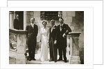 The wedding party at the marriage of the Duchess and Duke of Windsor by Anonymous