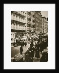 Street market on Orchard Street by Frederick Bradley