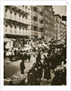 Street market on Orchard Street by Frederick Bradley