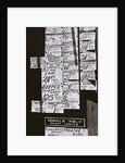Window of an employment office, on Sixth Avenue near Forty-third Street, New York by Anonymous