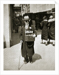 Blind man begging, Great Depression by Anonymous