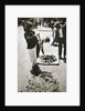 New York street trader selling stockings by Anonymous