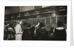 Female workers in the telephone room, New York Stock Exchange by Anonymous
