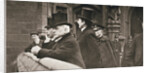 Members of both Houses watching suffragettes in Parliament Square by Anonymous