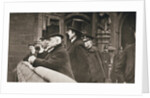 Members of both Houses watching suffragettes in Parliament Square by Anonymous