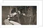 Members of both Houses watching suffragettes in Parliament Square by Anonymous