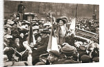 Britsh suffragette Emmeline Pethick-Lawrence's release from prison by Anonymous