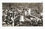 Britsh suffragette Emmeline Pethick-Lawrence's release from prison by Anonymous