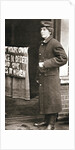 Jessie Kenney, British suffragette, dressed as a telegraph boy by Anonymous