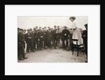 Una Dugdale, British suffragette, campaigning at the Newcastle by-election by Anonymous