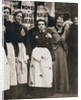 Ada Flatman, British suffragette, at a demonstration she organised in Liverpool by Anonymous