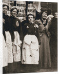 Ada Flatman, British suffragette, at a demonstration she organised in Liverpool by Anonymous