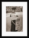 Miss Kelly, a suffragette, selling Votes for Women by Anonymous