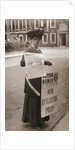Miss Kelly, a suffragette, selling Votes for Women by Anonymous