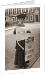 Miss Kelly, a suffragette, selling Votes for Women by Anonymous