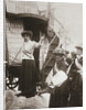 Barbara Ayrton, British suffragette, campaigning on the Votes for Women bus by Anonymous