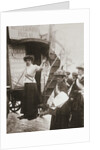 Barbara Ayrton, British suffragette, campaigning on the Votes for Women bus by Anonymous