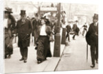 Suffragettes trying to speak to the Prime Minister by Anonymous
