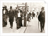 Suffragettes trying to speak to the Prime Minister by Anonymous