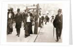 Suffragettes trying to speak to the Prime Minister by Anonymous