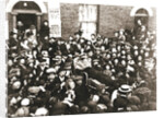 Sylvia Pankhurst, British suffragette, in a bath chair by Anonymous