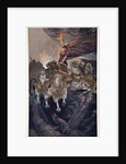 Merodach sets forth to attack Tiamat by Ernest Wellcousins