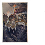 Merodach sets forth to attack Tiamat by Ernest Wellcousins