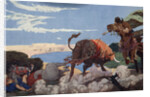 The slaying of the bull of Ishtar by Ernest Wellcousins