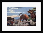 The slaying of the bull of Ishtar by Ernest Wellcousins