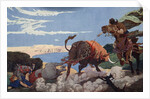 The slaying of the bull of Ishtar by Ernest Wellcousins