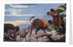 The slaying of the bull of Ishtar by Ernest Wellcousins