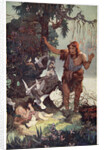 The Shepherd finds the babe Semiramus by Ernest Wellcousins