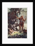 The Shepherd finds the babe Semiramus by Ernest Wellcousins