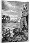 Thorbion lifted the huge stone by John Henry Frederick Bacon