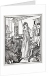 Circe sends the Swine (The Companions of Ulysses) to the Styes by Henry Justice Ford
