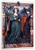 Morgan le Fay with Excalibur by Dora Curtis