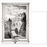 Annoure brought the King out upon the battlements by Dora Curtis