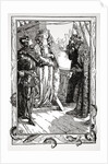 King Anguish gives Isolt to Sir Tristram by Dora Curtis