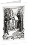 King Anguish gives Isolt to Sir Tristram by Dora Curtis
