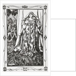 At the door of one.. stood a lady by Dora Curtis