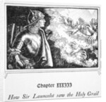 How Sir Launcelot saw the Holy Grail by Dora Curtis