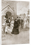 Her Majesty at Whippingham Church by A Forestier
