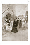 Her Majesty at Whippingham Church by A Forestier