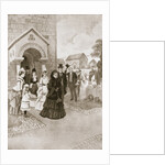 Her Majesty at Whippingham Church by A Forestier