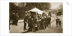 Children buying ice-cream from an Italian trader by Anonymous